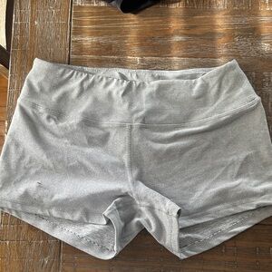 Born Primitive Light Gray Women's Athletic Shorts